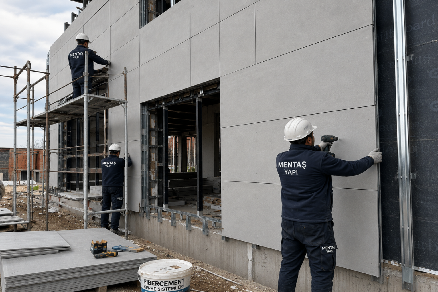 betopan dış cephe kaplama uygulaması